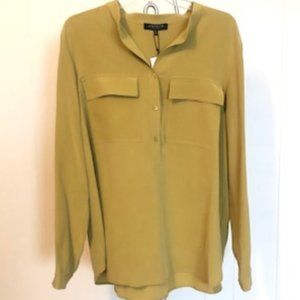 Lafayette 148 silk tunic shirt